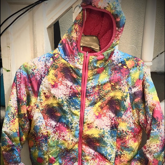 Girls Reversible Heavy Jacket - Picture 2 of 11
